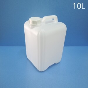 10L 말통 반투명 [16개묶음]사각말통 소스통 액젓통 간장통 석유통 약수통(IS)(박스상품)