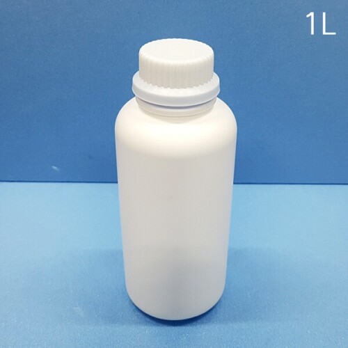 이즈프라텍,DS-1L 원형(백색) [50개묶음] 샘플통 공병 약품통 세정제통 소스통 편백수통 각종다용도액체보관용기