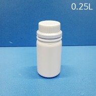DS-250ml 원형(백색) [낱개] <br> 샘플통 공병 약품통 세정제통 소스통 편백수통 각종다용도액체보관용기